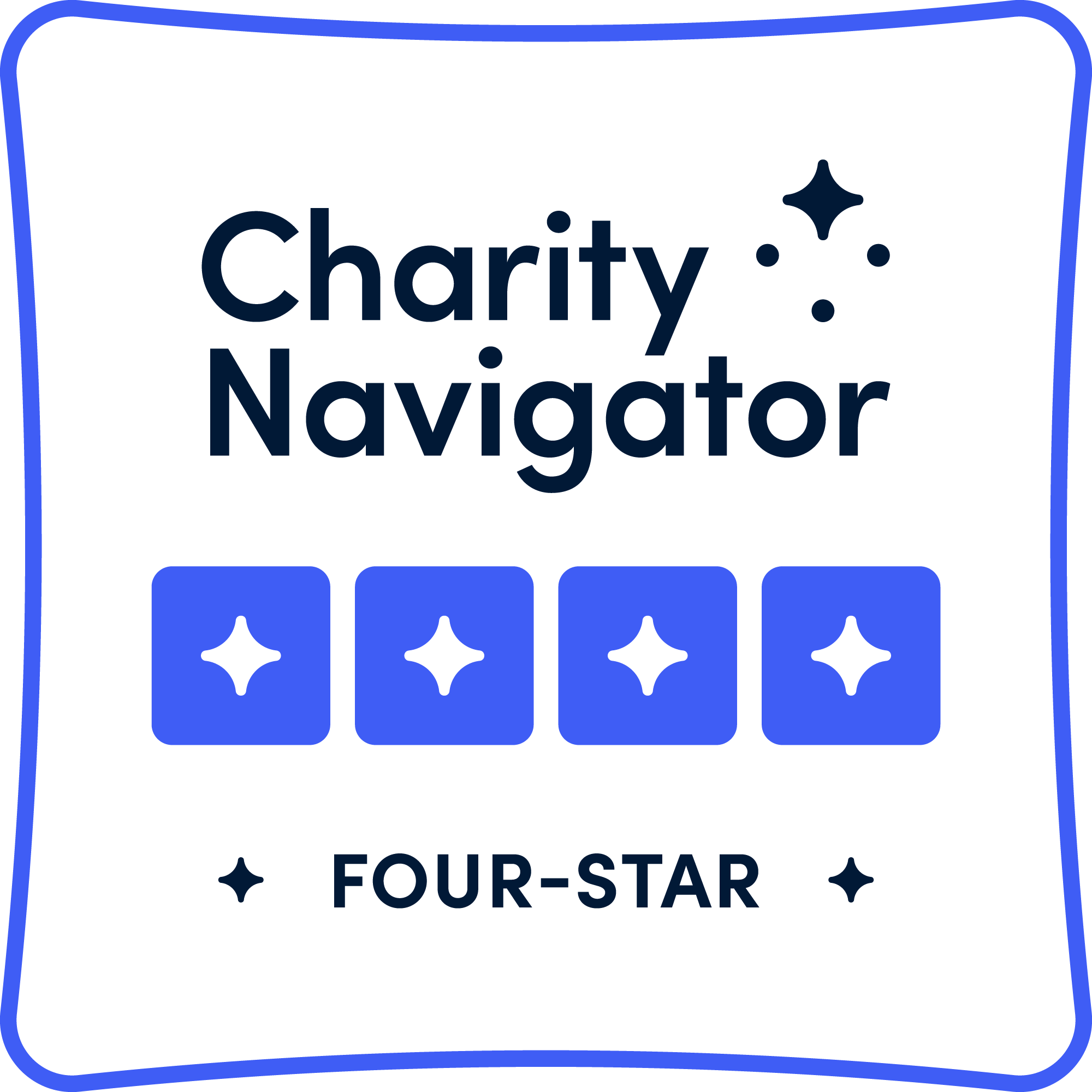 Charity Navigator 4 star badge